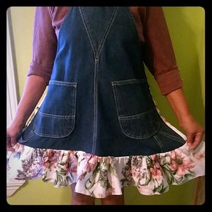 Very cute Vintage upcycled denim apron
